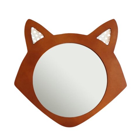 Espelho Decorativo Infantil 43x44cm Raposa