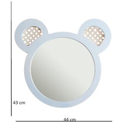 Espelho Decorativo Infantil 43x44cm Urso In House Decor - 4