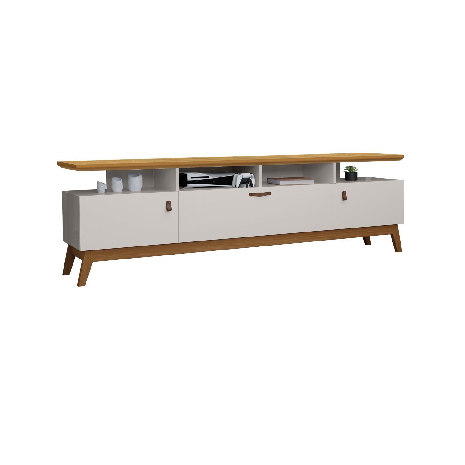 Rack para Tv até 89 Polegadas 180cm 3 Portas Absolut - 2