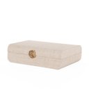 Ver imagem 2 de Caixa Decorativa em Mdf com Revestimento em Linho 26cm 21813 Mart