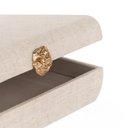 Ver imagem 4 de Caixa Decorativa em Mdf com Revestimento em Linho 26cm 21813 Mart