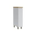 Ver imagem 1 de Módulo Cozinha Nesher Rainha Balcão C- Tampo Porta Tempero C- 1 Porta 20cm Branca-nature - Nesher