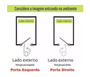 Ver imagem 5 de Porta Social com Postigo Vidro Boreal Aluminio Preto - Linha 25 - 210cm - 80cm - Direito