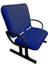 Ver imagem 2 de Cadeira para Escritório até 250kg Azul
