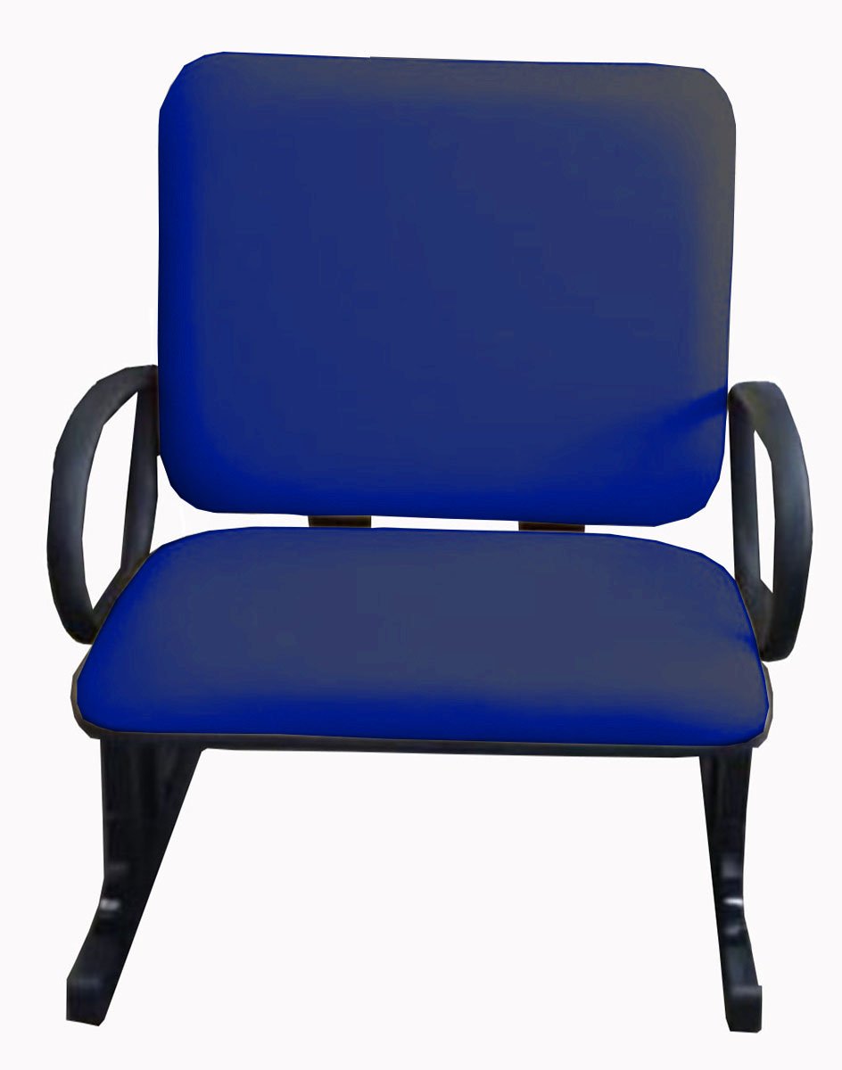 Cadeira para Escritório para Obesos até 250kg Azul - 5