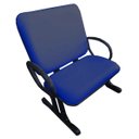 Ver imagem 4 de Cadeira para Escritório até 250kg Azul