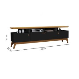 Rack para Tv até 89 Polegadas 218cm 3 Portas Absolut - 3