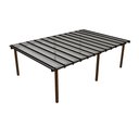 Ver imagem 1 de Kit Policarbonato Cristal 6mm 8,00m X 2,00m - Perfis Naturais