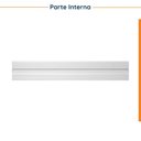 Ver imagem 3 de Rodapés para Balcão de Cozinha Planejada 80cm Ipanema CabeCasa Branco