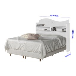 Cabeceira Casal Luke Daniele Branca SE - 3