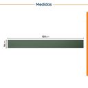 Ver imagem 3 de Rodapés para Balcão de Cozinha Planejada 120cm Ipanema CabeCasa Verde Folha