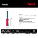 Ver imagem 6 de Fresa Reta 04-12406p Ø 9,0mm, Altura de Corte 25,0mm Freud