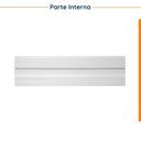Ver imagem 3 de Rodapés Canto Oblíquo 48cm para Balcão de Cozinha Planejada Ipanema CabeCasa Branco