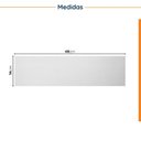 Ver imagem 2 de Rodapés Canto Oblíquo 48cm para Balcão de Cozinha Planejada Ipanema CabeCasa Branco