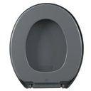 Ver imagem 4 de Assento Vaso Sanitário Tampa Oval Soft Cinza Escuro | Astra