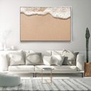 Ver imagem 1 de Quadro Decorativo Moderno Beira Mar Com Moldura e Sem Vidro 60X90