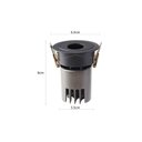 Ver imagem 5 de Spot de Embutir Nordecor Mayn Redondo Led Alto Irc 97 7w Bivolt Preto 2700k Luz Amarela 6509