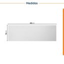 Ver imagem 2 de Rodapés para Balcão de Cozinha Planejada 40cm Ipanema CabeCasa Branco
