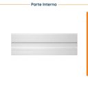 Ver imagem 3 de Rodapés para Balcão de Cozinha Planejada 40cm Ipanema CabeCasa Branco