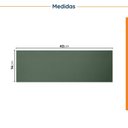 Ver imagem 3 de Rodapé para Balcão de Cozinha Planejada 40cm Ipanema CabeCasa Verde Folha