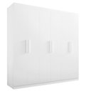 Ver imagem 1 de Guarda Roupa 6 Portas Mdf Branco