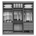 Ver imagem 2 de Guarda Roupa 6 Portas Mdf Branco