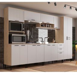 Cozinha Modulada 6 Peças 14 Portas 2 Gavetas Amalia - 1