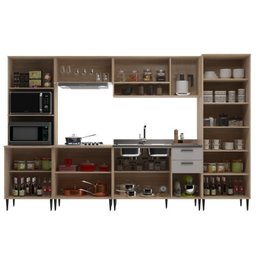 Cozinha Modulada 6 Peças 14 Portas 2 Gavetas Amalia - 2