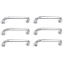 Ver imagem 1 de Alça de Apoio 30cm Barra Inox Kit 6 Unidades Idoso Cadeirante Deficiente Banheiro Corrimao Seguran