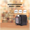 Ver imagem 2 de Autotransformador 8000va/5600w Borne 2 Vias Ipec