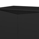 Ver imagem 3 de Aparador Buffet Encanto 2 Portas Retrô com Pés de Madeira Preto