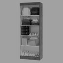 Ver imagem 3 de Armário Multiuso 2 Portas Dakar Yescasa