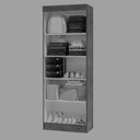 Ver imagem 4 de Armário Multiuso 2 Portas Dakar Yescasa