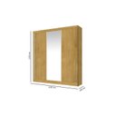 Ver imagem 7 de Guarda Roupa Casal 3 Portas de Correr com Espelho Omega