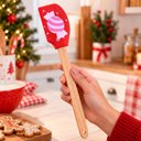 Ver imagem 4 de Jogo Espátula Natalina Silicone Noel Neve Rena 30cm Kit 6PÇS