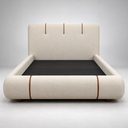 Ver imagem 7 de Conjunto Cama Casal Cabeceira Star Divani Bouclé Premiun Detalhes em Courino Luxouso Moderna Elegant