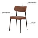 Ver imagem 5 de Kit com 2 Cadeiras para Sala de Jantar Mona Yescasa