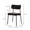 Ver imagem 4 de Kit com 2 Cadeiras para Sala de Jantar Mona Yescasa