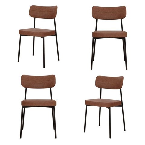 Kit com 4 Cadeiras para Sala de Jantar Mona Yescasa