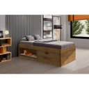 Ver imagem 1 de Cama Solteiro com Sapateira e Nicho Laura Yescasa