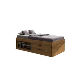 Cama Solteiro com Sapateira e Nicho Laura Yescasa - 5