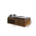 Ver imagem 4 de Cama Solteiro com Sapateira e Nicho Laura Yescasa