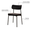 Ver imagem 5 de Kit com 4 Cadeiras para Sala de Jantar Mona Yescasa