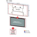 Ver imagem 4 de Painel com Suporte TV 65" 2 em 1 Malta Multimóveis V3584 Branco/Madeirado