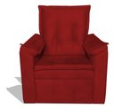 Ver imagem 6 de Poltrona do Papai Ibiza Reclinável Descanso Sala TV:Vermelho/Suede