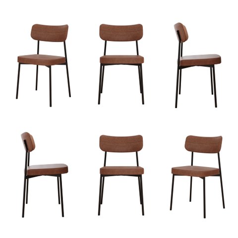 Kit com 6 Cadeiras para Sala de Jantar Mona Yescasa