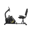 Ver imagem 2 de Bicicleta Ergométrica Magnética Horizontal com 8 Níveis de Resistência Max H Preta e Amarela -
