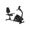 Ver imagem 1 de Bicicleta Ergométrica Magnética Horizontal com 8 Níveis de Resistência Max H Preta e Amarela -