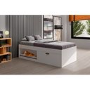 Ver imagem 1 de Cama Solteiro com Sapateira e Nicho Laura Yescasa