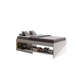 Cama Solteiro com Sapateira e Nicho Laura Yescasa - 5